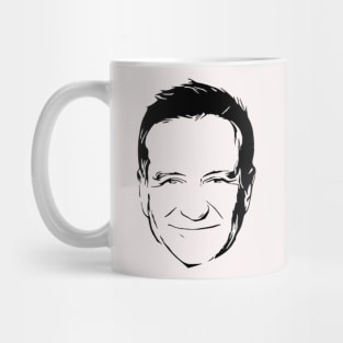 Robin Williams Stencil Artwork Mug